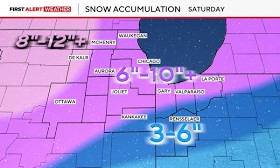 Snowstorm on Saturday could drop 10+ inches on Chicago area