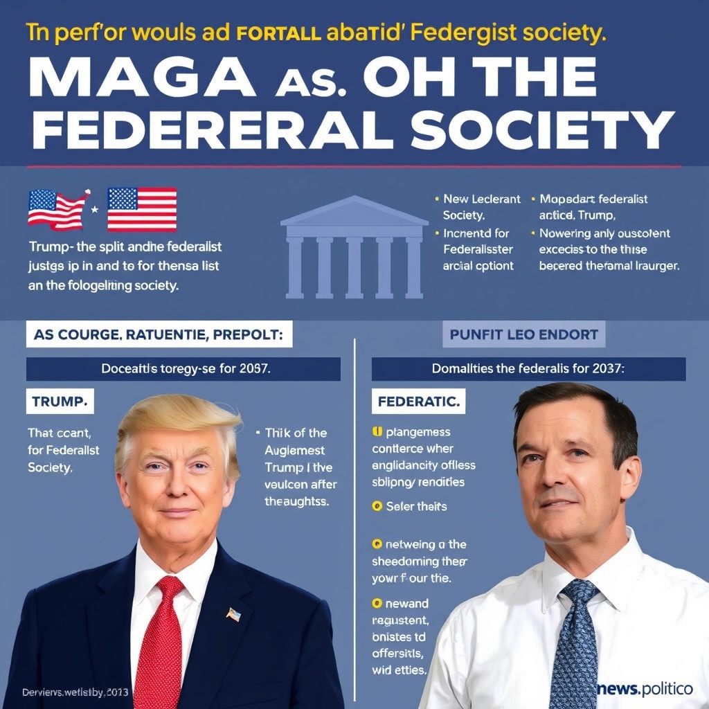 Inside the split between MAGA and the Federalist Society