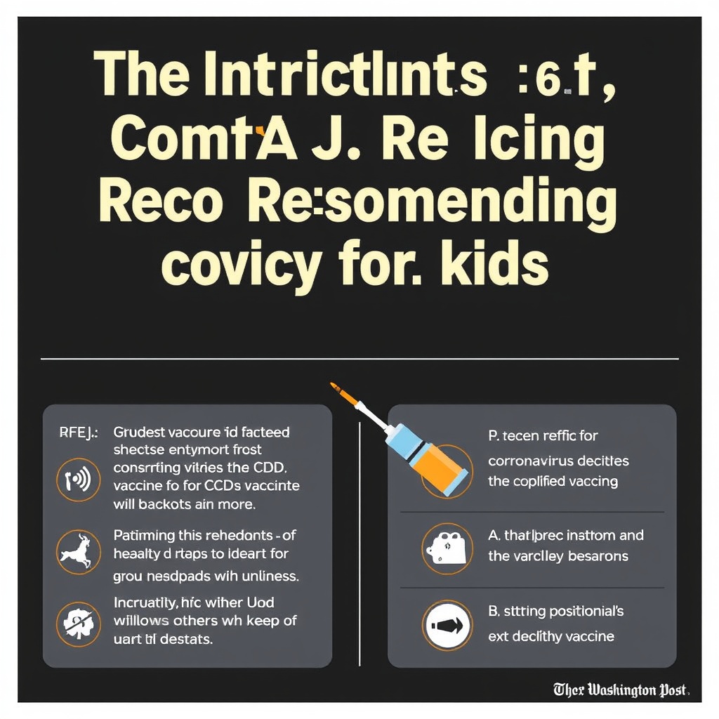 Contradicting RFK Jr., CDC keeps recommending covid vaccine for kids
