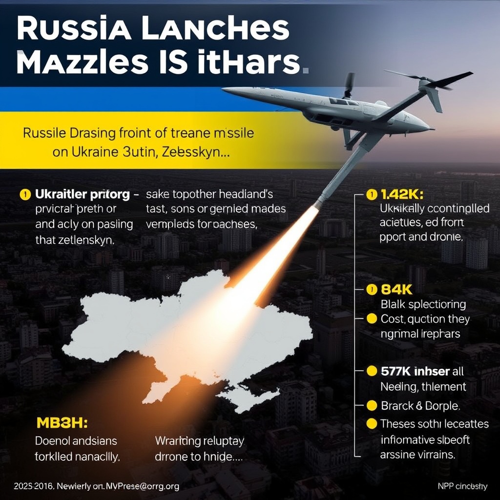 Russia launches massive drone and missile attack on Ukraine, killing 3 in Kyiv