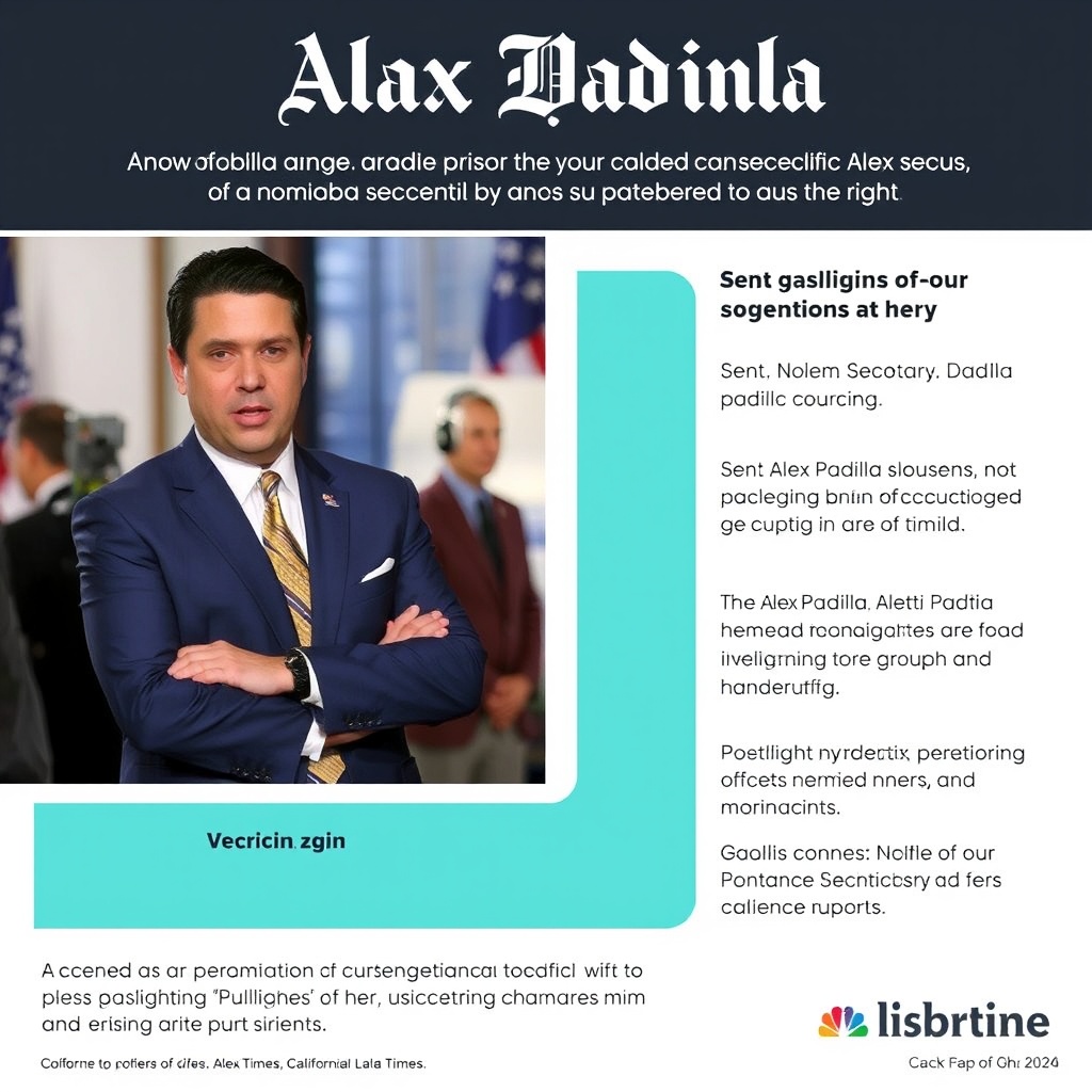 Commentary: The gaslighting of Alex Padilla is already in full swing on the right